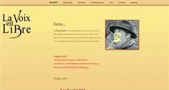 Desktop Screenshot of lavoixestlibre.fr